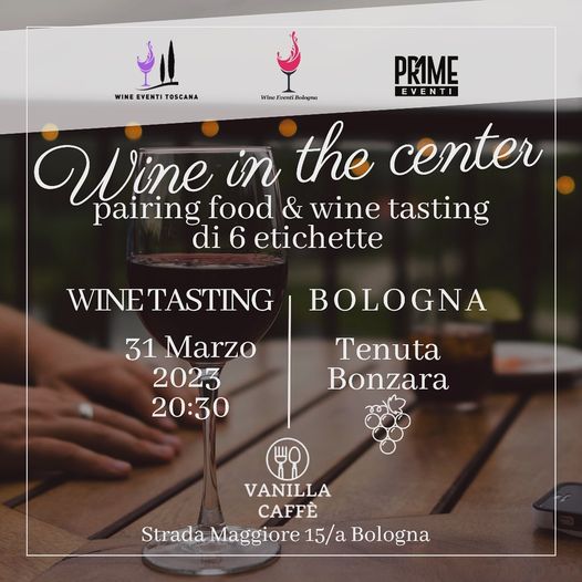 Wine in the center of Bologna